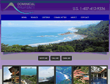 Tablet Screenshot of dominicalproperty.com
